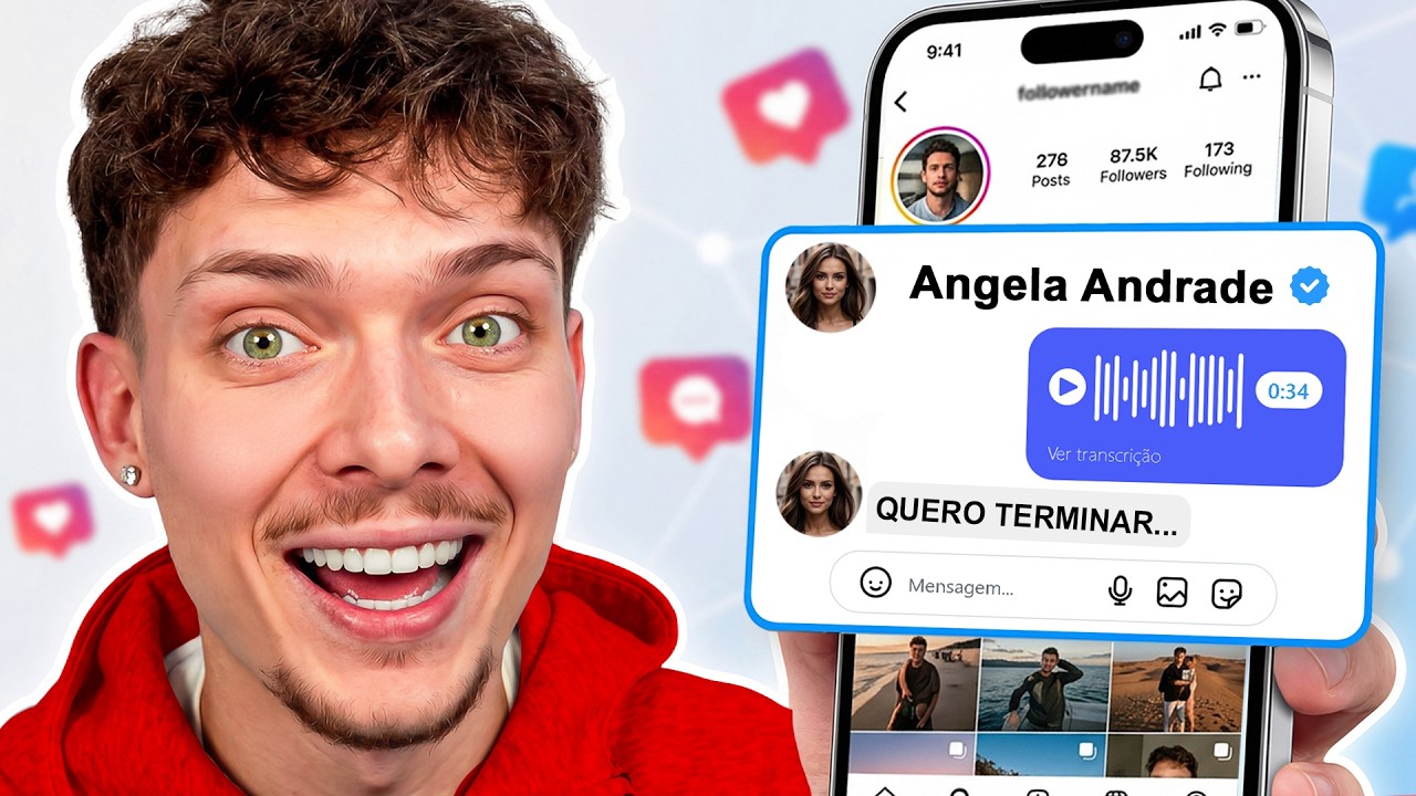 arrastei o instagram dos meus viewers