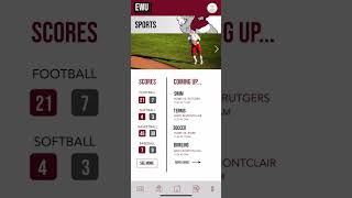 EWU Mobile App screenshot 1