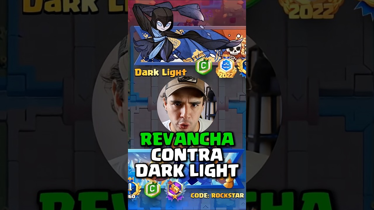 La REVANCHA en contra de DARK LIGHT!! #clashroyale #shorts