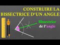 6e construire la bissectrice dun angle