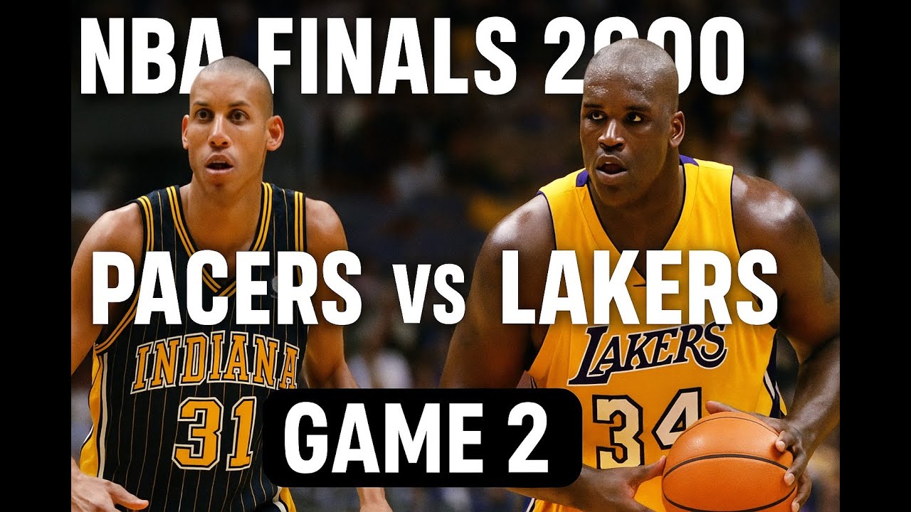 NBA Finals 2000 Pacers vs. Lakers Game 2 Kobe Bryant Full game