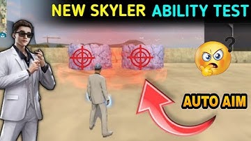 New Skyler Ability Tests After OB38 Update 🤯 Garena Free Fire