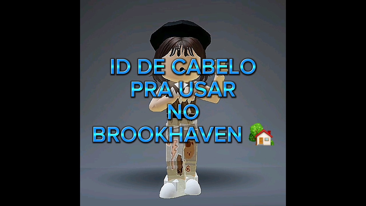 COMO ADICIONAR CÓDIGOS ID DE CABELOS +10 CODIGOS DE ID DE CABELO PARA  BROOKHAVEN 🏡 RP ROBLOX 🤩✨ 