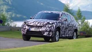 See the Skoda Kodiaq SUV in action for the first time