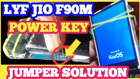 Jiophone Power Button Not Working | Jiophone Power Key Not Working | lyfJio F90m Power Key Not Work