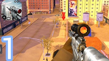 Sniper 3D Assassin Shoot to Kill - Gameplay Walkthrough Part 1 - Tutorial & Region 1 (Android & IOS)