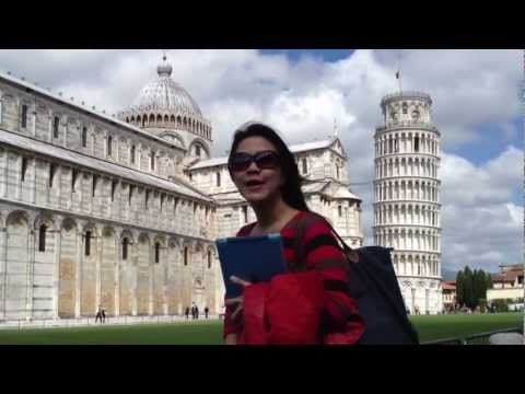 ประเทศอิตาลี หอเอนปิซ่า Leaning Tower of Pisa