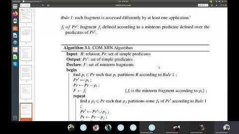 Education and career Guidance Videos Primary Horizontal Fragmentation Algorithm