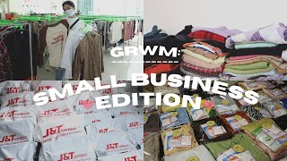 GRWM: SMALL BUSINESS EDITION PH (thrift, packing orders, preparations, etc..)