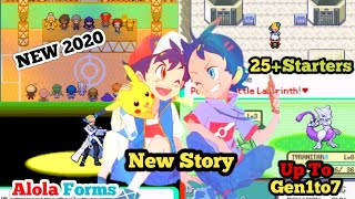 🔥New completed Pokemon GBA ROM hack 2020 with 25+ Starters  Alola Form's,New Story  Region and more🔥 screenshot 5