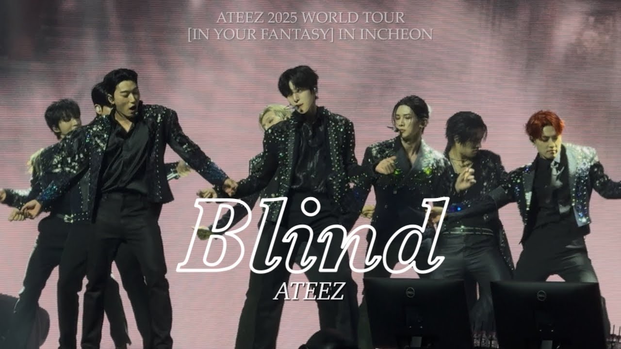 250706 ATEEZ(에이티즈) - Blind 블라인드 무대   [IN YOUR FANTASY] IN INCHEON 인천 막콘 직 캠  #인스파이어  #kpop #ateez