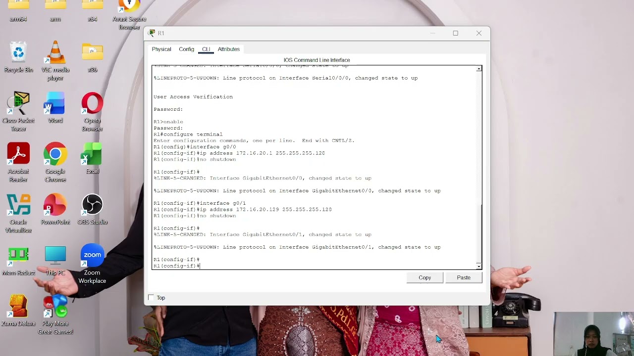 1.4.7 Packet Tracer- Configure Router Interfaces
