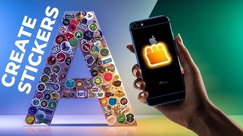 Maak GEWELDIGE stickers op de iPhone in 2 minuten