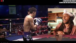 Rapper HTXV Reacts to TOP 10 MUAY THAI KNOCK OUTS