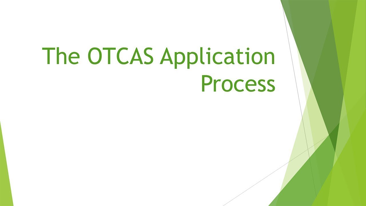 EMU Occupational Therapy Program How to Use OTCAS YouTube