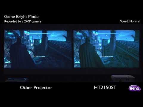 BenQ HT2150ST Home Projector vs  Other Projector   Contrast and Game Bright Mode