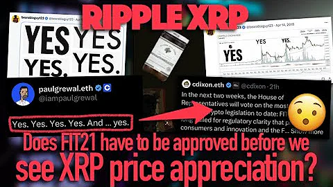 Ripple XRP: YES YES YES - Will Bearableguy123’s Molasses Jar Tip When FIT21 Is Voted In?