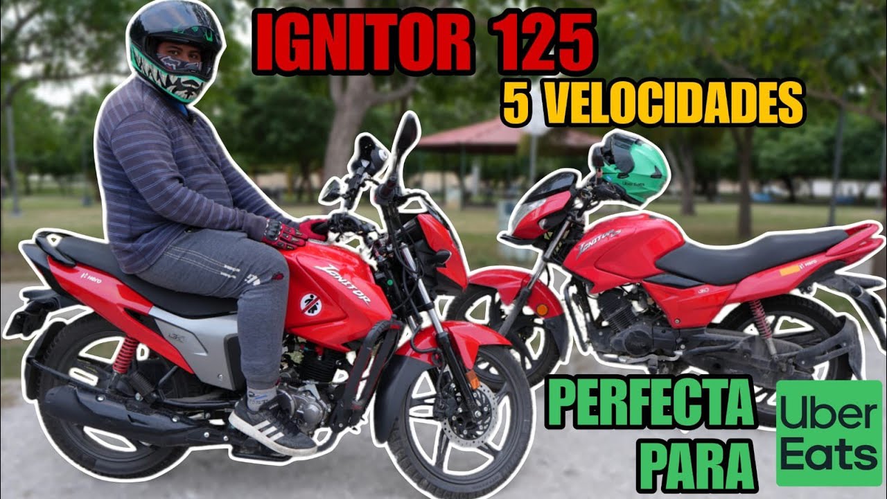 Review HERO 🟥 Ignitor 125 (5 velocidades) se usó  ✅ 10 horas diarias en Uber