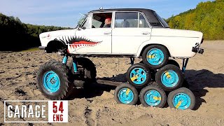 We test the monster Lada 14 wheeler!