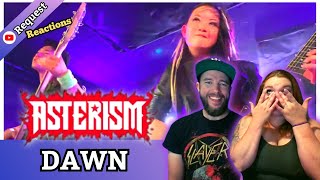 7 String BASS?! | Asterism - Dawn | Couple's REACTION