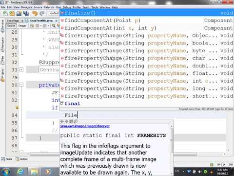How to read Text File from Java Netbeans - YouTube