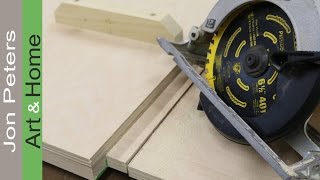 Super Simple Circular Saw Crosscut Jig