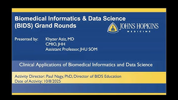Informatics Grand Rounds with Dr. Khyzer Aziz | Biomedical Informatics and Data Science