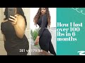 How I lost 100 lbs in 6 months during a pandemic with zero gym time!