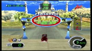 Cruisn Exotica (N64)  - World Tour Playthrough