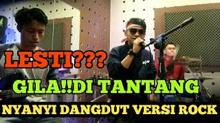 Download Lagu LATIHAN |DI TANTANG NYANYI LAGU LESTI EGOIS VERSI ROCK 😂 MP3