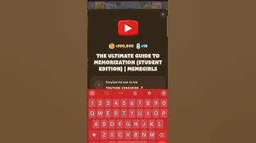 The Ultimate Guide to Memorization (Student Edition) | MemeGirls #memefisecretcode #memefi