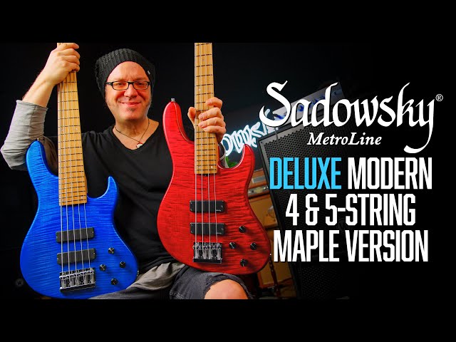 ベース Sadowsky Metroline MV5LE Premium Maple Sadowsky MetroLine 21-Fret Vintage M/J Bass | Maple Fingerboard