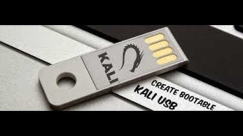 How to create a Bootable Kali linux USB stick.