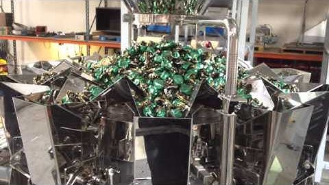 Multi Head Weigher - Combination Scale  from Actionpac scales RUNNING WRAPPED CANDY CHOCOLATE