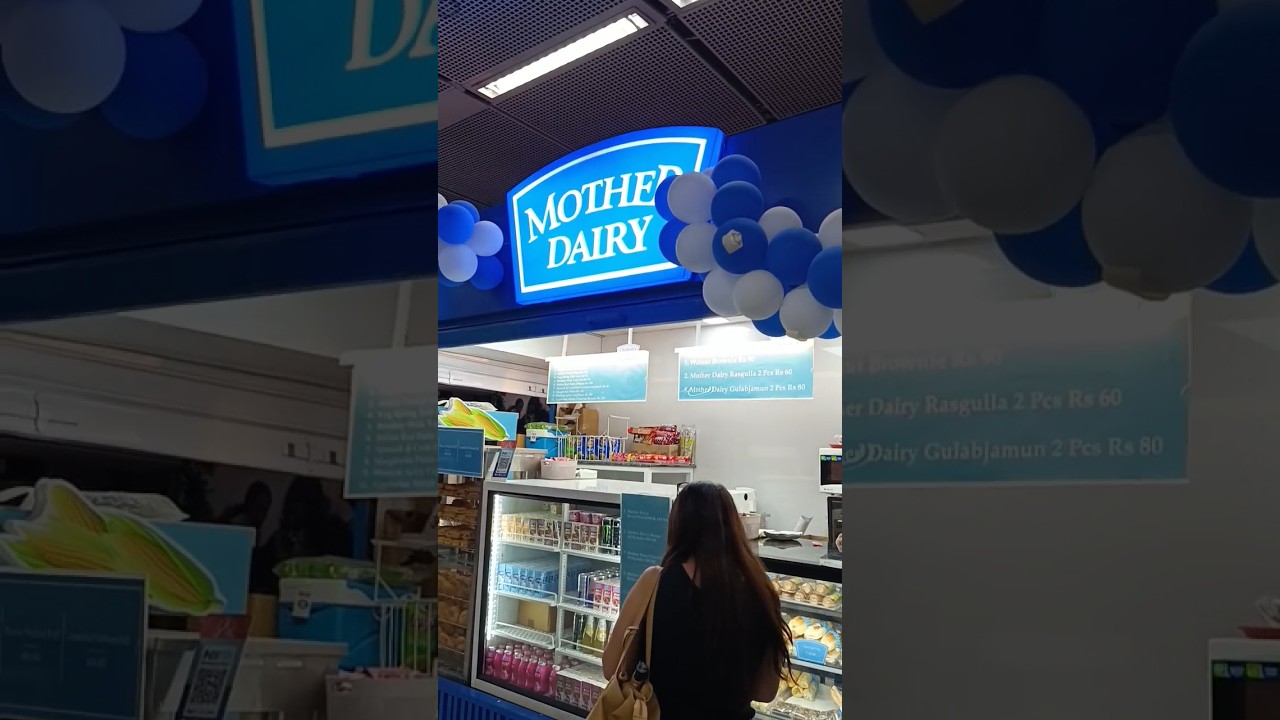 Mother Dairy booth 