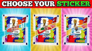 Choose Your Panini World Cup Sticker Pack ⚽️ | Football Quiz Challenge | Bomb Quiz