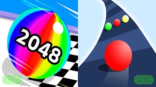Ball Run 2048 Vs Color Road Android iOS Mobile Gameplay Walkthrough 89476 screenshot 5
