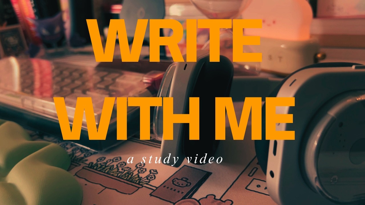 40 MIN Study with Me | editing a novel in real time | no talking
