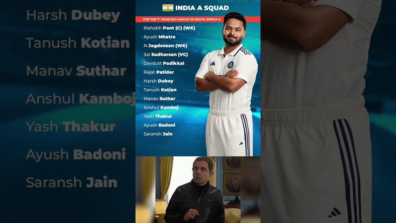 Rishabh Pant Returns to Captain India A Against South Africa A! 🇮🇳🔥 