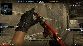 AK-47 1v5 ace in cache
