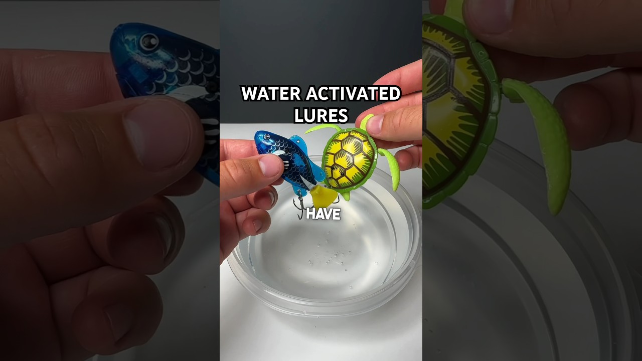 WATER ACTIVATED LURES 🤔🔥#bassfishing #shorts