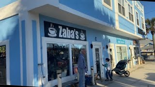 A great breakfast place in St Augustine, ZABA'S!! It's on A1A