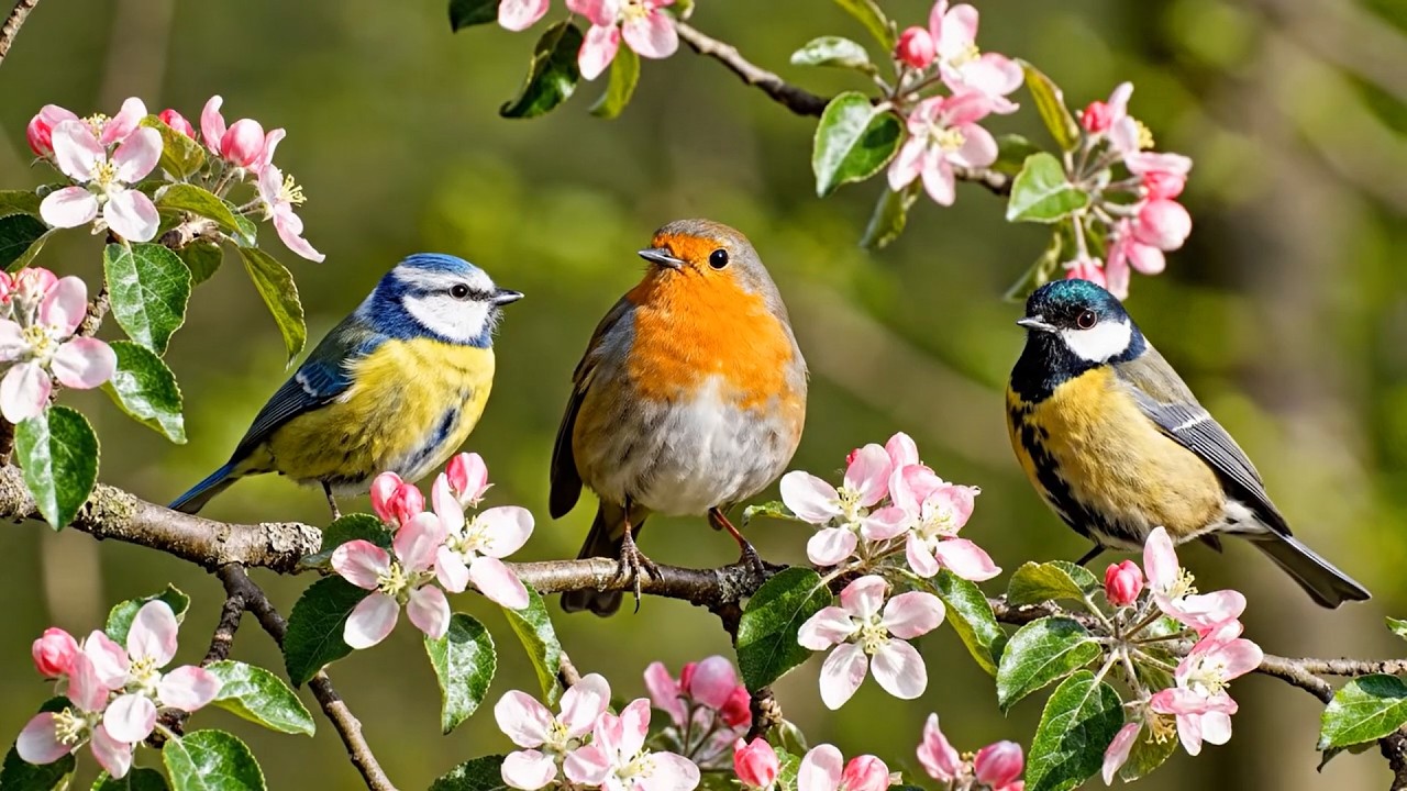 Peaceful Birdsong & Soft Ambient Music 🐦🎹 Mindfulness & Relaxation