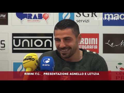 Icaro Sport. Rimini FC, presentazione Agnello e Letizia e il punto sul mercato