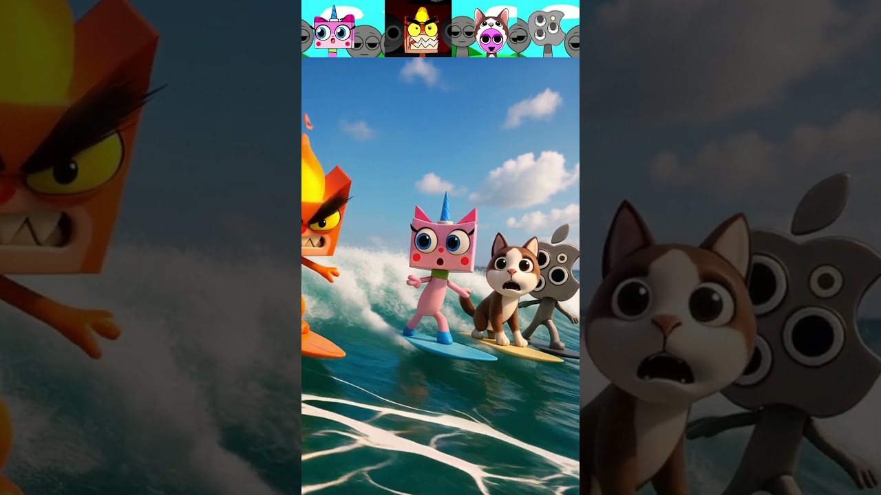 Sprunki Incredibox Oc Anxiety X Sandy Cheeks X PopCat X iPhone Are Skating 