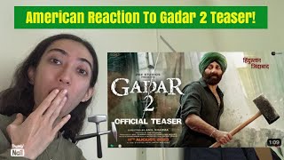 AMERICAN REACTION TO GADAR 2 TEASER! SUNNY DEOL | AMEESHA PATEL !!!