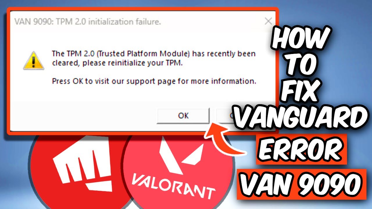 HOW TO FIX VALORANT ERROR CODE VAN 9090 | FIX VALORANT VANGUARD ERROR (2026)