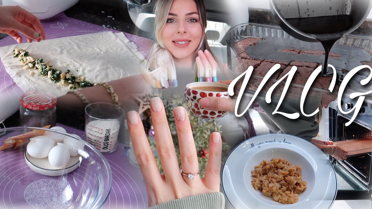 ÇAYA MİSAFİRİM VAR ☕️| MUTFAKTAYIZ 👩🏼‍🍳 | NEFİS GÜL BÖREĞİM | YENİ TIRNAKLARIM |BALIKESİR MANTISI