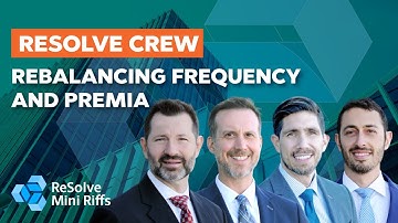 ReSolve Crew: Rebalancing Frequency and Premia