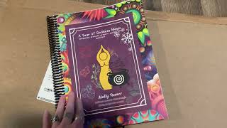 Unboxing first print run of the Year of Goddess Magic Companion! (#goddessmagic #30daysofgoddess)